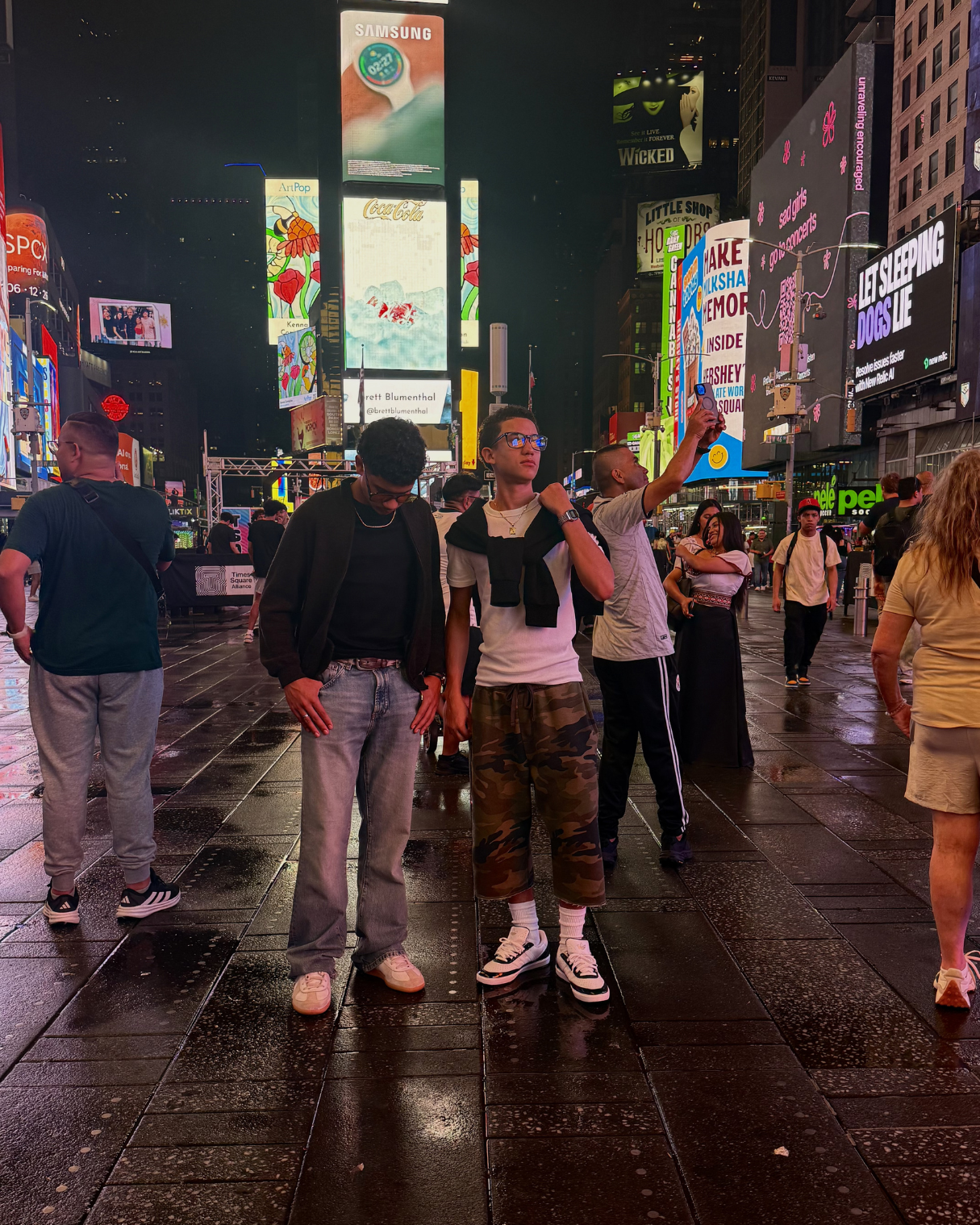 Young Bricks in Times Square